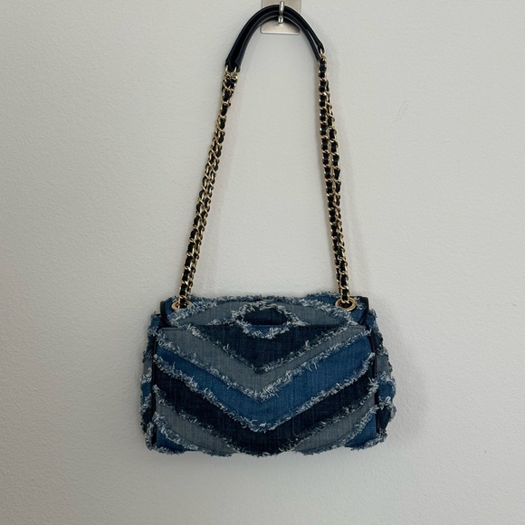 NWT Michael Kors Limited edition Blue Denim and leather Crossbody bag - Picture 4 of 6